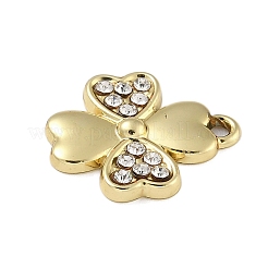 Alloy Rhinestone Pendants&nbsp;PALLOY-P308-10KCG