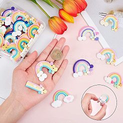 Handmade Polymer Clay Cabochons&nbsp;CLAY-NB0001-16