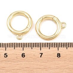 Brass Spring Gate Rings&nbsp;KK-P353-16G