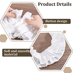 1 Pair Detachable Polyester Oversleeves & 1Pc Cotton False Collar&nbsp;AJEW-ME0003-35