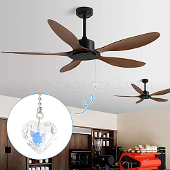 3Pcs Glass Ceiling Fan Pull Chain Extenders&nbsp;AJEW-BC00004