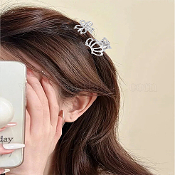 3Pcs 3 Styles Metal Hollow Claw Hair Clips&nbsp;OHAR-LP0001-21P