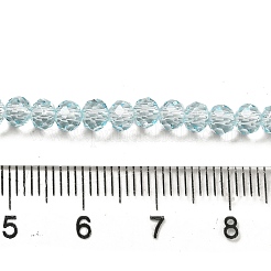 Transparent Baking Paint Glass Beads Strands&nbsp;DGLA-A034-T4mm-D06