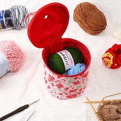 Oxford Zipper Knitting Bucket Bag with Handle&nbsp;PW-WG69279-01