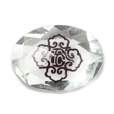 Pointed Back Glass Rhinestone Cabochons&nbsp;GLAA-B012-43A-1