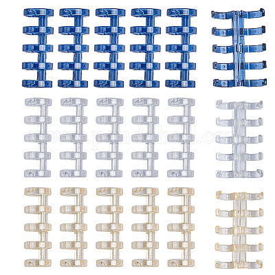 18Pcs 3 Colors Platic Binding Combs&nbsp;FIND-GF0005-17A-1
