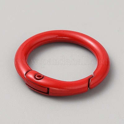 Alloy Spring Gate Rings&nbsp;FIND-WH0431-05B-1