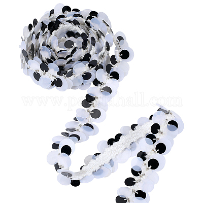 2 Yards Polyester Beaded Trims&nbsp;SRIB-PH0001-85-1