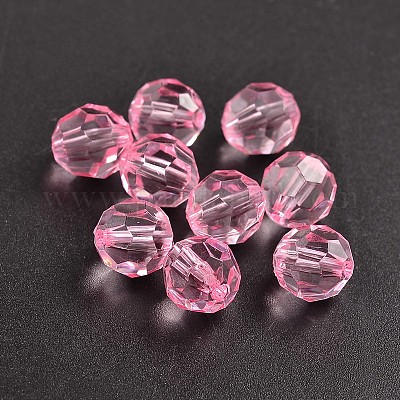 Transparent Acrylic Beads&nbsp;PL505Y-2-1