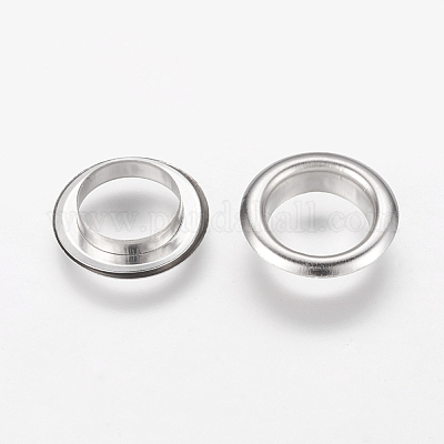 Brass Eyelets Ring&nbsp;KK-WH0004-05P-10mm-1