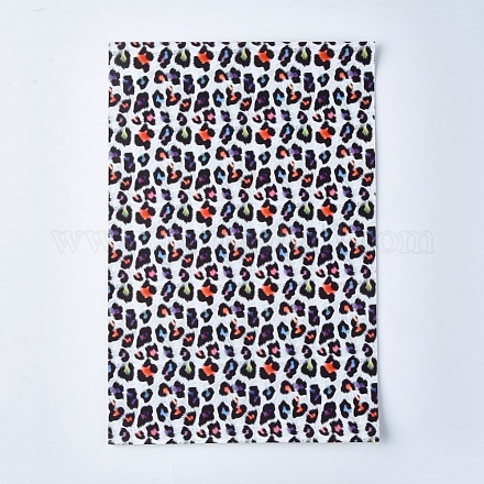PU Leather Self-adhesive Fabric Sheet X-DIY-WH0162-16A-1