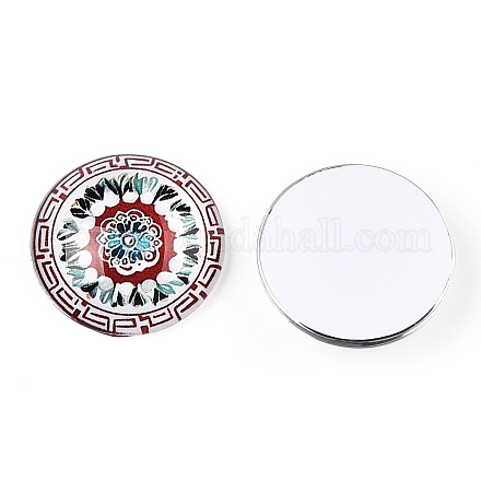Glass Cabochons GGLA-T004-10-58-1
