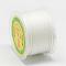 Nylon Threads, Milan Cords/Twisted Cords, White, 1.5~2mm, about 54.68 yards(50m)/roll