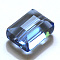 Imitation Austrian Crystal Beads, Grade AAA, K9 Glass, Faceted, Rectangle, Light Sky Blue, 6x8x4mm, Hole: 0.7~0.9mm