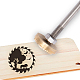 Stamping Embossing Soldering Brass with Stamp&nbsp;AJEW-WH0113-15-187-1