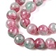 Dyed Natural White Jade Beads Strands&nbsp;G-T138-6mm-210-12-3
