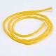 Opaque Glass Beads Strands&nbsp;EGLA-F123-2x4mm-NC15-2
