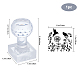 Plastic Stamps&nbsp;DIY-WH0350-062-4