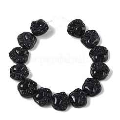 Synthetic Blue Goldstone Beads Strands&nbsp;G-M108-A02-01
