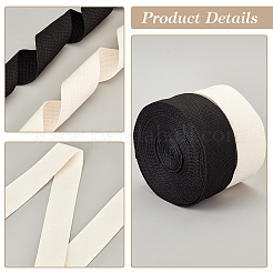 2Pcs 2 Colors 10 Yards Flat Polycotton Ribbon&nbsp;OCOR-GA0001-68B