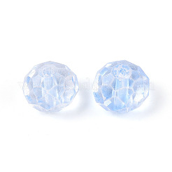 Baking Paint Transparent Glass Beads&nbsp;GLAA-N011-10mm-04