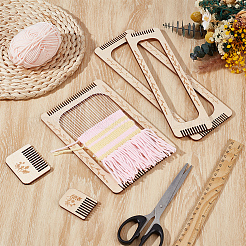 5Pcs 5 Styles Mini Bookmark Weaving Tool&nbsp;FIND-BC0019-20