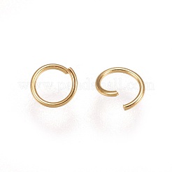 304 Stainless Steel Open Jump Rings&nbsp;STAS-P206-01G-B