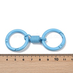 Alloy Spring Gate Clasps&nbsp;PALLOY-Q009-01H