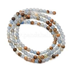 Natural Blue Calcite Beads Strands&nbsp;G-K427-A01-3mm