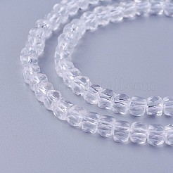 Grade A Natural Quartz Crystal Beads Strands&nbsp;G-F619-34