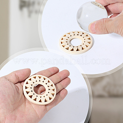 42Pcs 3 Styles Wood Crystal Ball Display Bases&nbsp;AJEW-AR0005-61