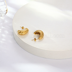 304 Stainless Steel Stud Earrings&nbsp;OQ6832-02