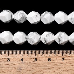 Natural Howlite Beads Strands&nbsp;G-Z119-A43-03