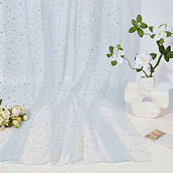 1M Sequins Polyester Organza Fabrics&nbsp;DIY-CY0003-41C