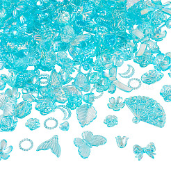 182Pcs 100G Transparent Acrylic Beads&nbsp;OACR-TA0003-69A