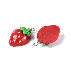Spray Painted Resin Pendants&nbsp;RESI-Q232-03A