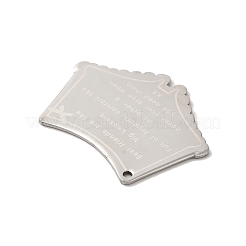 Non-Tarnish 304 Stainless Steel Pendants&nbsp;STAS-D048-01P-02