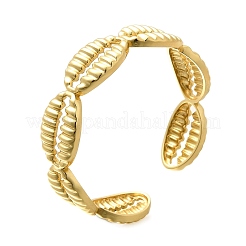 Brass Cuff Bangles for Women&nbsp;BJEW-U018-02G