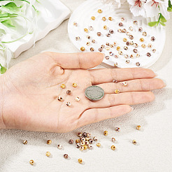 480Pcs 4 Colors Picasso Glass Seed Beads&nbsp;SEED-TA0001-07A