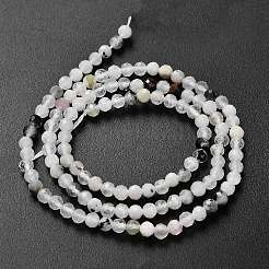 Natural Rainbow Moonstone Beads Strands&nbsp;G-RM2025-A15-3mm