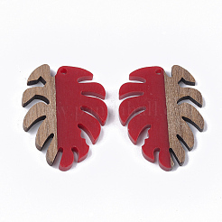 Resin & Walnut Wood Pendants&nbsp;RESI-S358-57J