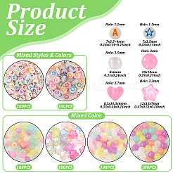 Luminous Transparent Acrylic Beads&nbsp;LACR-TA0001-02