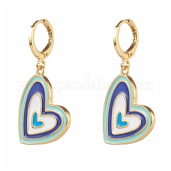 304 Stainless Steel Enamel Stud Earrings & Pendant Necklaces Jewelry Sets&nbsp;SJEW-JS01196-01