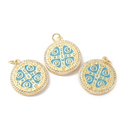 Rack Plating Brass Pendants&nbsp;KK-F852-26G