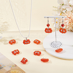 10Pcs Glass Enamel Beads&nbsp;LAMP-PA0001-44C