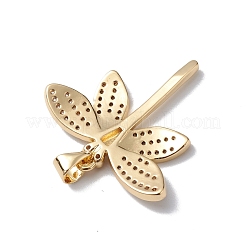 Rack Plating Brass Micro Pave Clear Cubic Zirconia Pendants&nbsp;KK-H434-44G