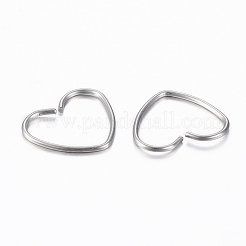 Tarnish Resistant 304 Stainless Steel Keychain Clasp Findings&nbsp;STAS-G161-08B