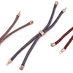 Adjustable Nylon Cord Slider Bracelet Making&nbsp;MAK-F026-A-RG