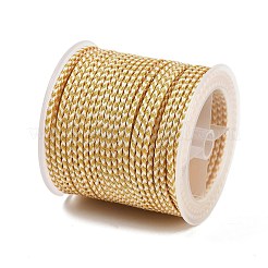 11M Polyester Braided Cord with Cotton Core & Metallic Thread&nbsp;OCOR-Z006-01-07