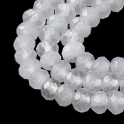 Natural Malaysia Jade Rondelle Beads Strands&nbsp;X-G-E316-2x4mm-63